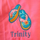 flip flop beach towel