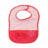 red seersucker bibs
