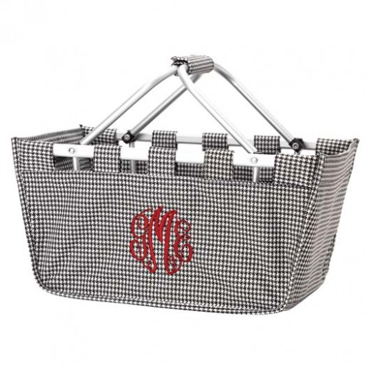 houndstooth market tote